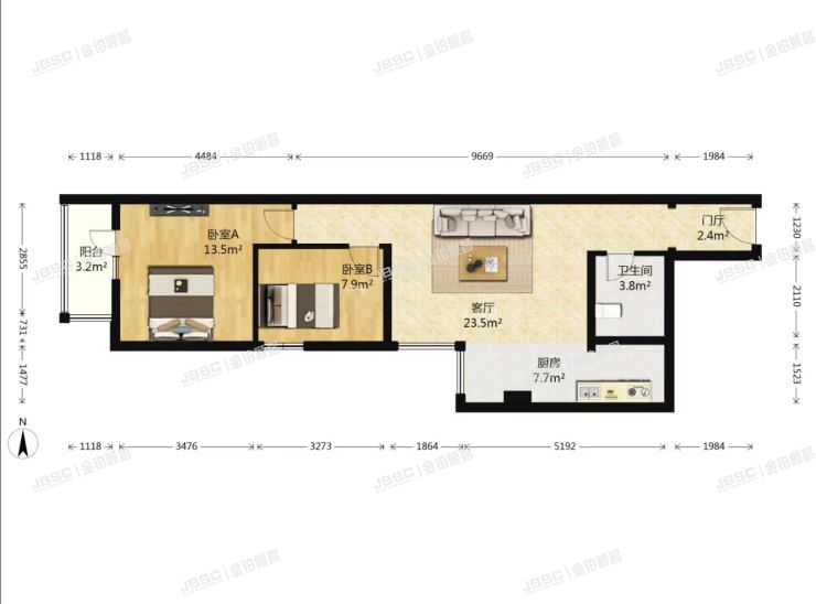 朝阳区 弘善家园414号楼1单元609室