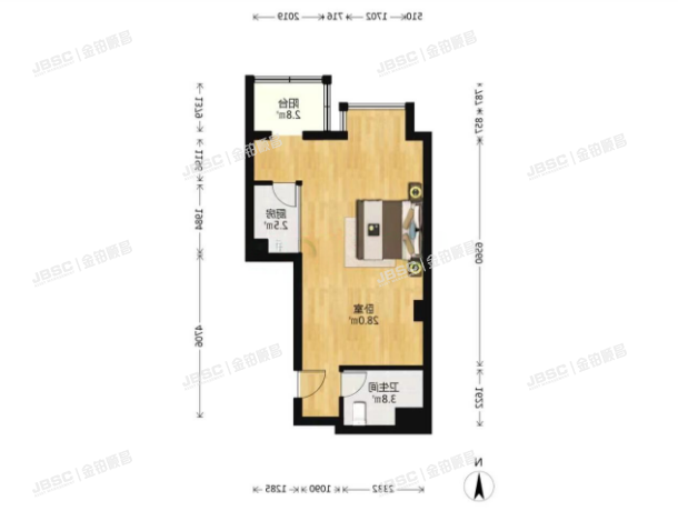 西城区 白纸坊西街17号院10号楼1701室（恬心家园）