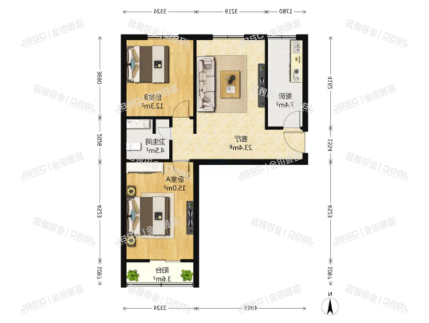 石景山区 碣石坪15号楼