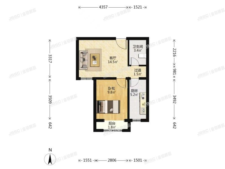 石景山区 燕堤南路1号院6号楼（金隅滨和园）