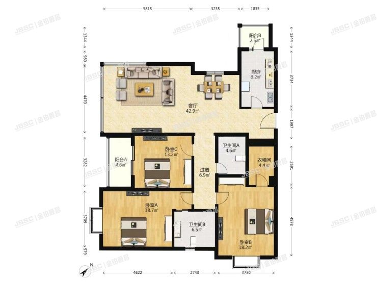 大兴区 龙景湾丁区120号楼1单元902室