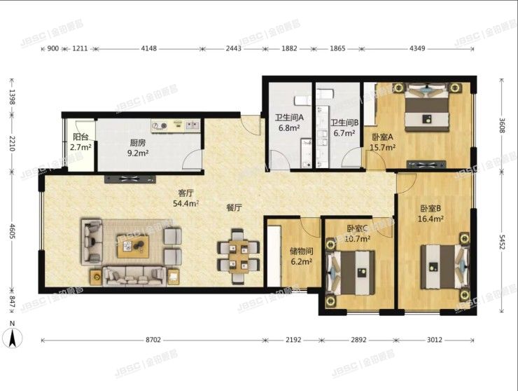 朝阳区 大屯里311号1101室（金泉时代）