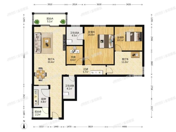 丰台区 程庄南里11号楼1501室