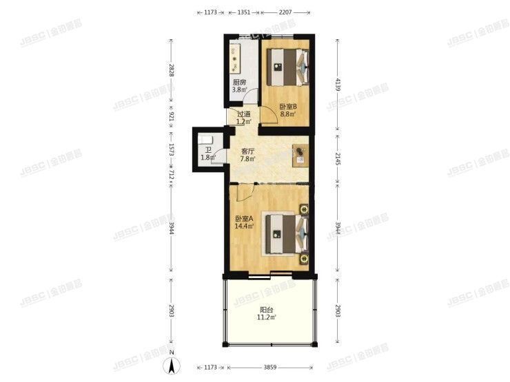 丰台区 丰西北里17号楼1层2单元20室