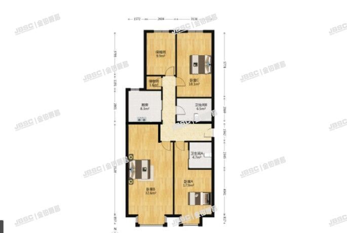 朝阳区 望京西园222楼A-0805室（星源国际）带1车位