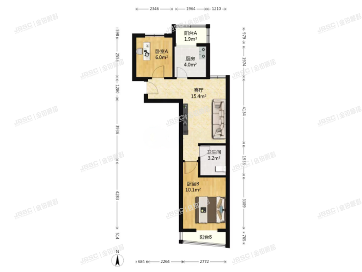 门头沟区 惠民家园17号楼2单元803室