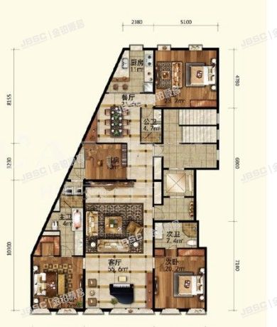 东城区 香河园街1号院3号楼26层3002室（万国城MOMA）
