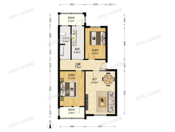 房山区 西潞东里10号楼3单元402室
