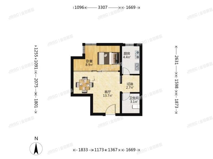 丰台区 西马场南里二区16号楼101室（西马金润）