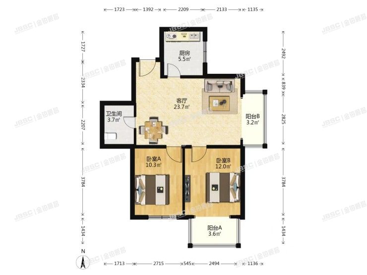 石景山区 玉泉西里二区19号楼（远洋山水）