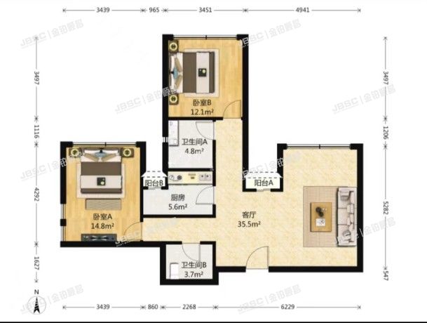 朝阳区 常营乡鑫兆家园28号楼305室（柏林爱乐二期）