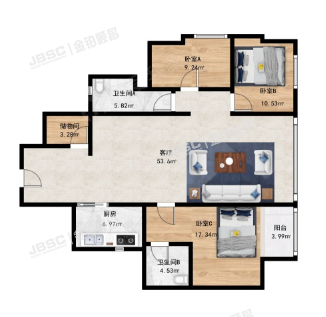 东城区 建国门内大街18号1906室（汇豪阁公寓）