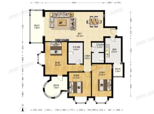 朝阳区 潘家园28号楼2单元18D（濠景阁）