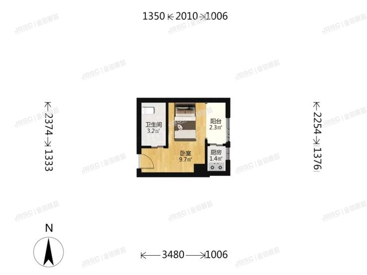 丰台区 六圈路2号院2号楼1821室（中海御鑫阁）
