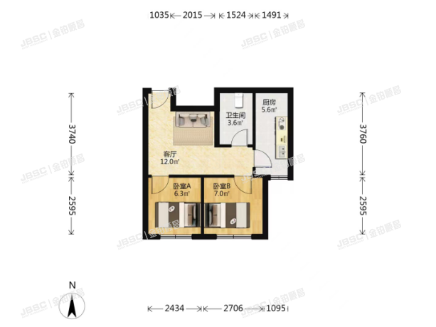 房山区 康泽路10号院20号楼4单元902室（康泽佳苑南区）