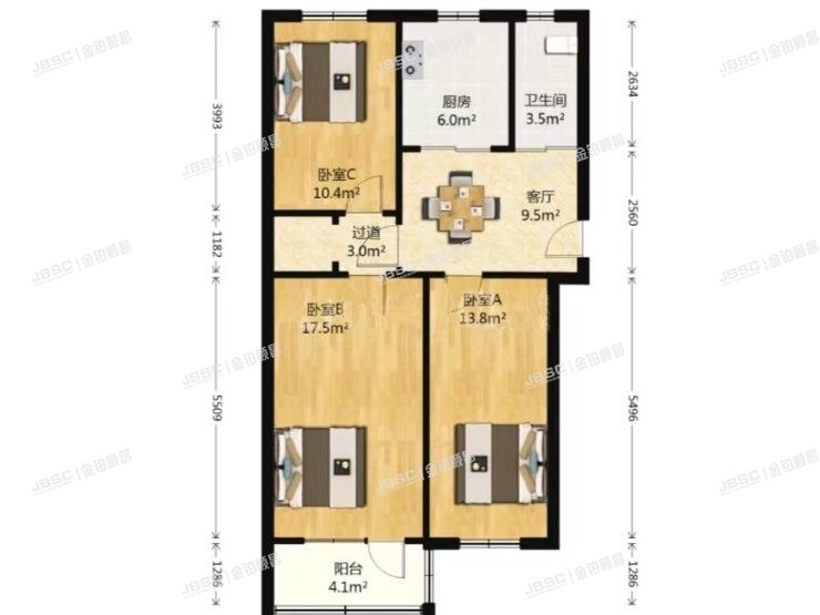 门头沟区 月季园38号楼2单元102室