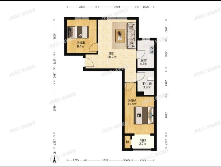 通州区 东潞苑一区3号楼1单元201室（通瑞嘉苑）