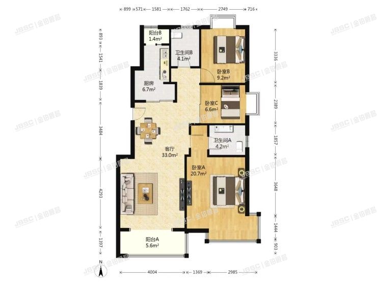 大兴区 天宝园五里一区8号楼2单元104室（上海沙龙）