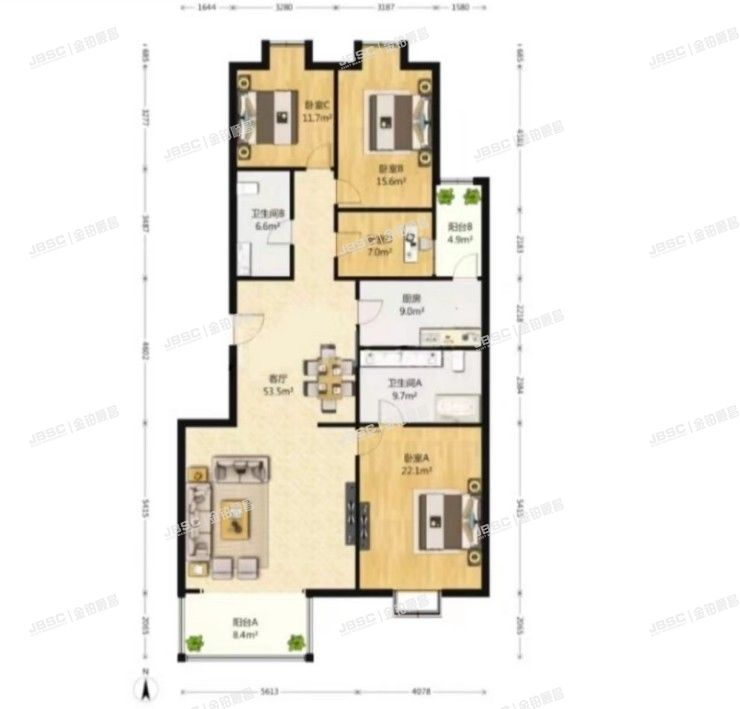 东城区 新世界家园2号楼2单元502室