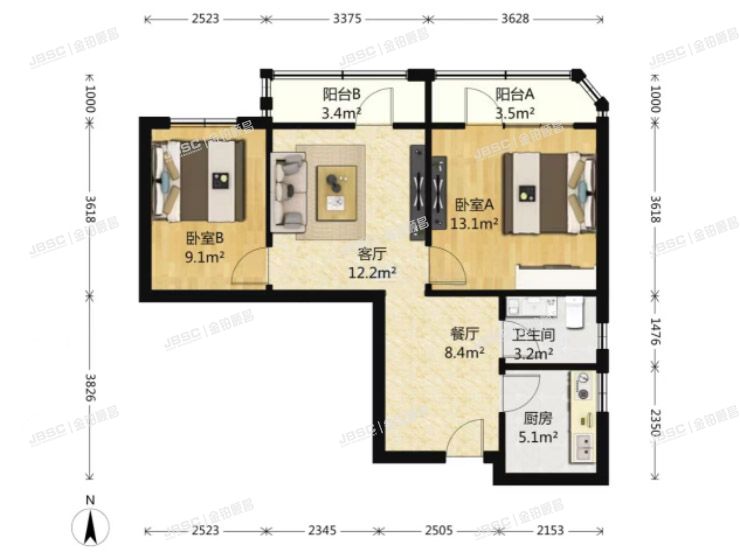 朝阳区 和平街西苑7号楼708室