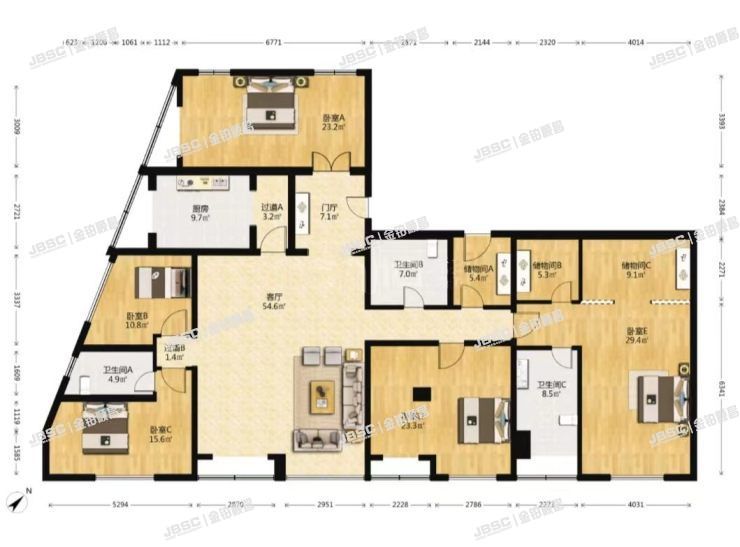 丰台区 阅园一区7号楼20层2305室（紫熙台）