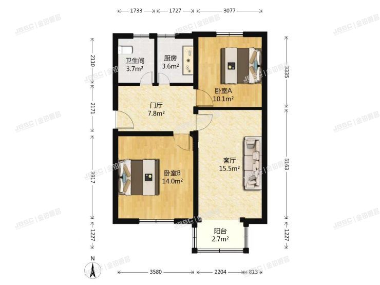房山区 良乡中路159号8号楼2层3-2-4室