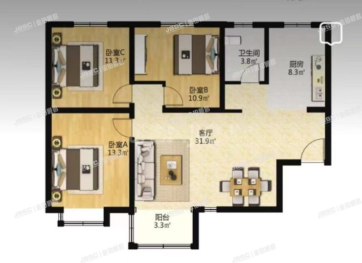 大兴区 泰河园七里5号楼3单元904室