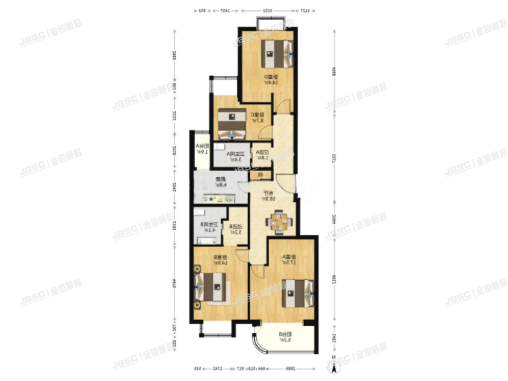东城区 东花市南里四区1号楼2单元201室（富贵园）