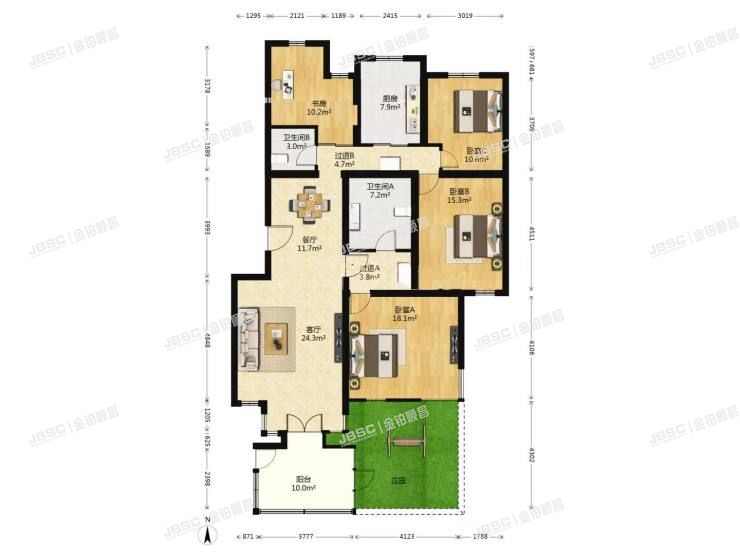 大兴区 天宝园二里二区10号楼2单元102室（浉城百丽）