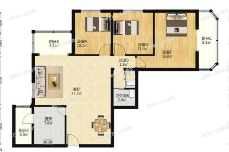 朝阳区 双花园南里一区7号楼303室