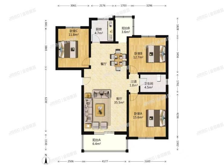 大兴区 海子角49号楼3单元302室（宇丰苑）