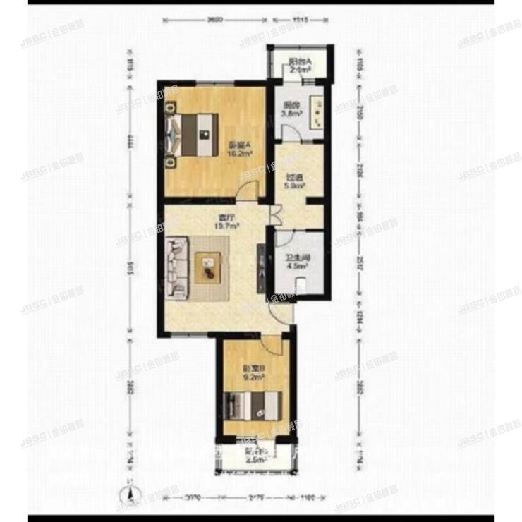 房山区 月华东里3号楼5单元401室（月华小区）