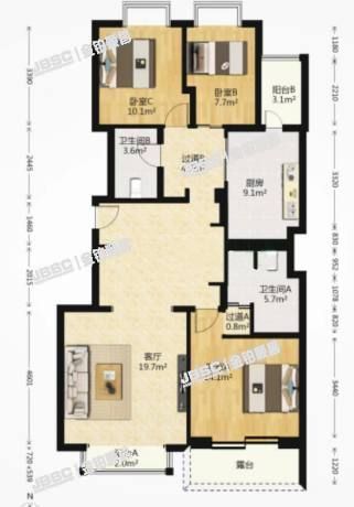 朝阳区 周庄山水文园204号楼4单元901室