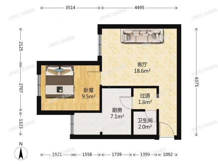大兴区 红星北里11号楼6单元102室