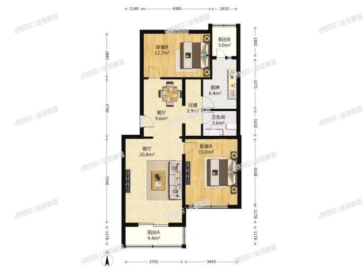 丰台区 富锦嘉园四区8号楼1层5-101