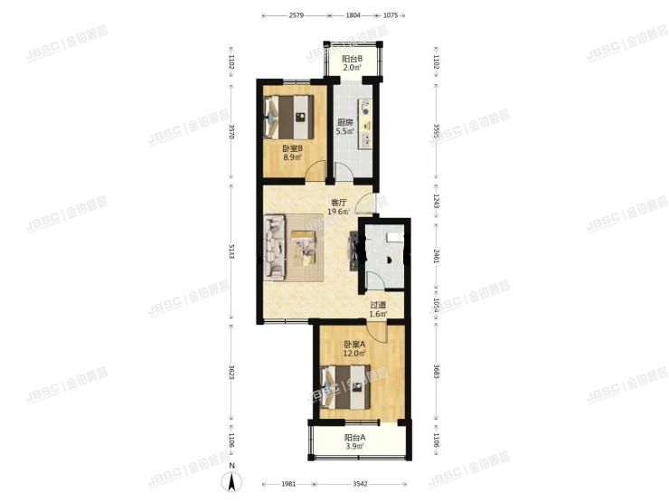 大兴区 西红门镇兴都苑9号楼3层1-302