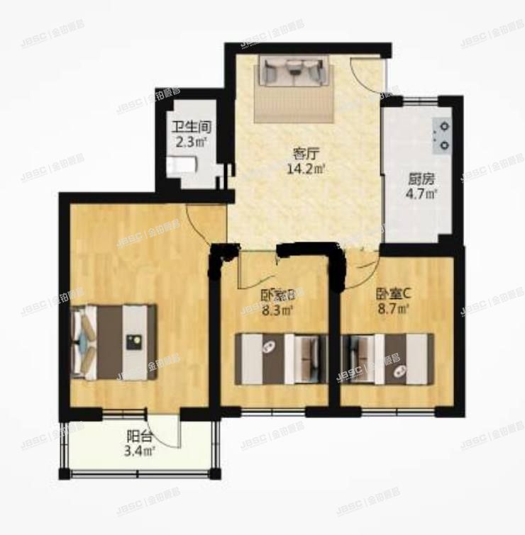 朝阳区 天福园3号楼5层501室