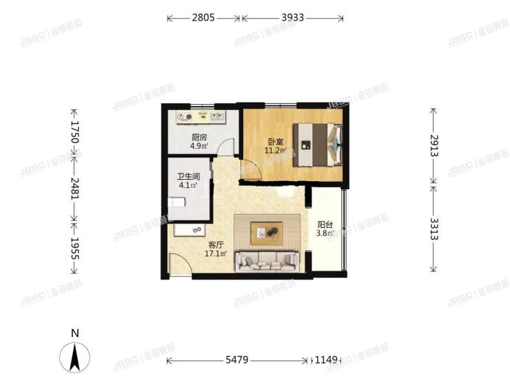 大兴区 成和园5号楼6单元603室