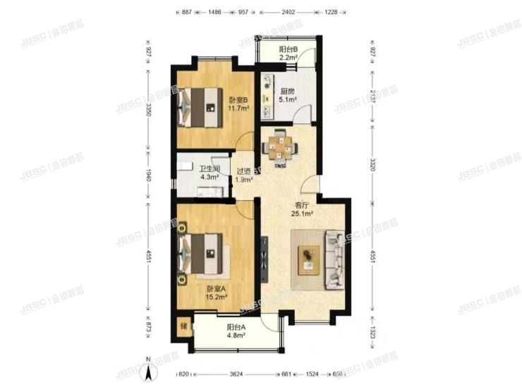 大兴区 泰河园三里16号楼3层4单元302室(泰河园三里)