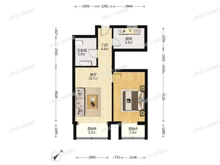 丰台区 怡海花园富泽园1号楼23层2311室