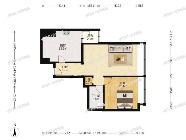 朝阳区 建国门外大街16号院2号楼13层1605室（东方瑞景）