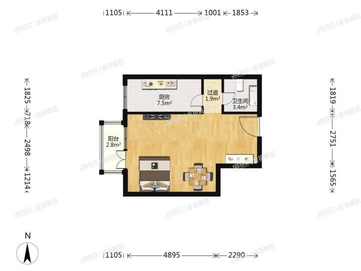 丰台区 大成南里三区22号楼3单元902室（大成郡）