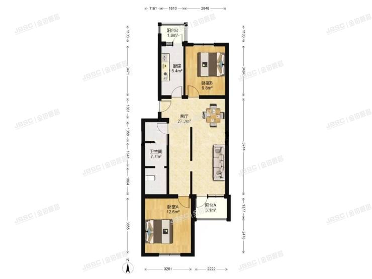 丰台区 黄土岗宜兰园1号楼6层7-601室（宜兰园）