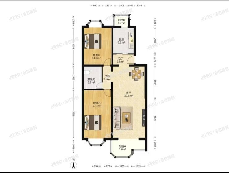 通州区 怡乐中街怡乐园三区20号楼9层293室（靓景明居）