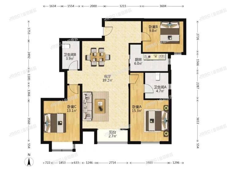 丰台区 万芳园一区16号楼10层1005室(万年花城二期)