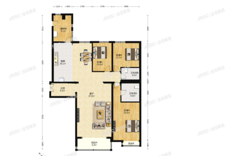 朝阳区 望京园三区306楼戍601室（华鼎世家）