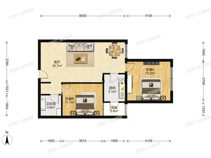丰台区 晓月四里2号楼6层610室（晓月新城）