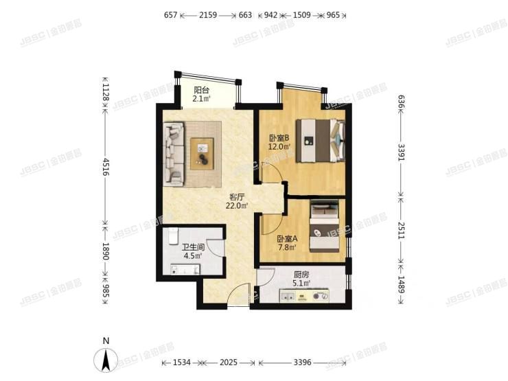 丰台区 万芳园一区15号楼23层2308室（万年花城二期）