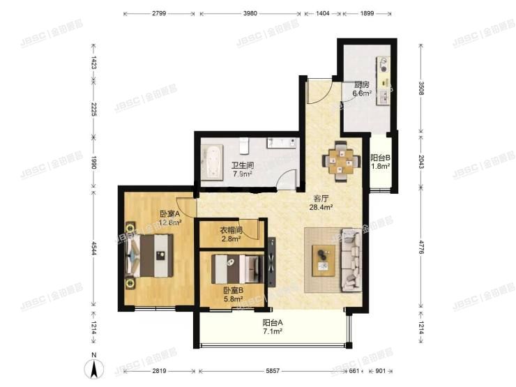 丰台区 南顶路51号康泽园小区16号楼1605室（康泽园）