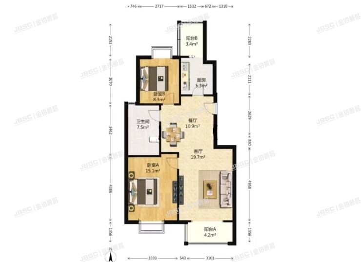 大兴区 天宝园五里一区20号楼2层1单元202室（上海沙龙）
